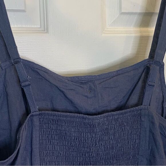 Torrid Linen Blend Button-Front Crop Tank Size 1X - Picture 8 of 16